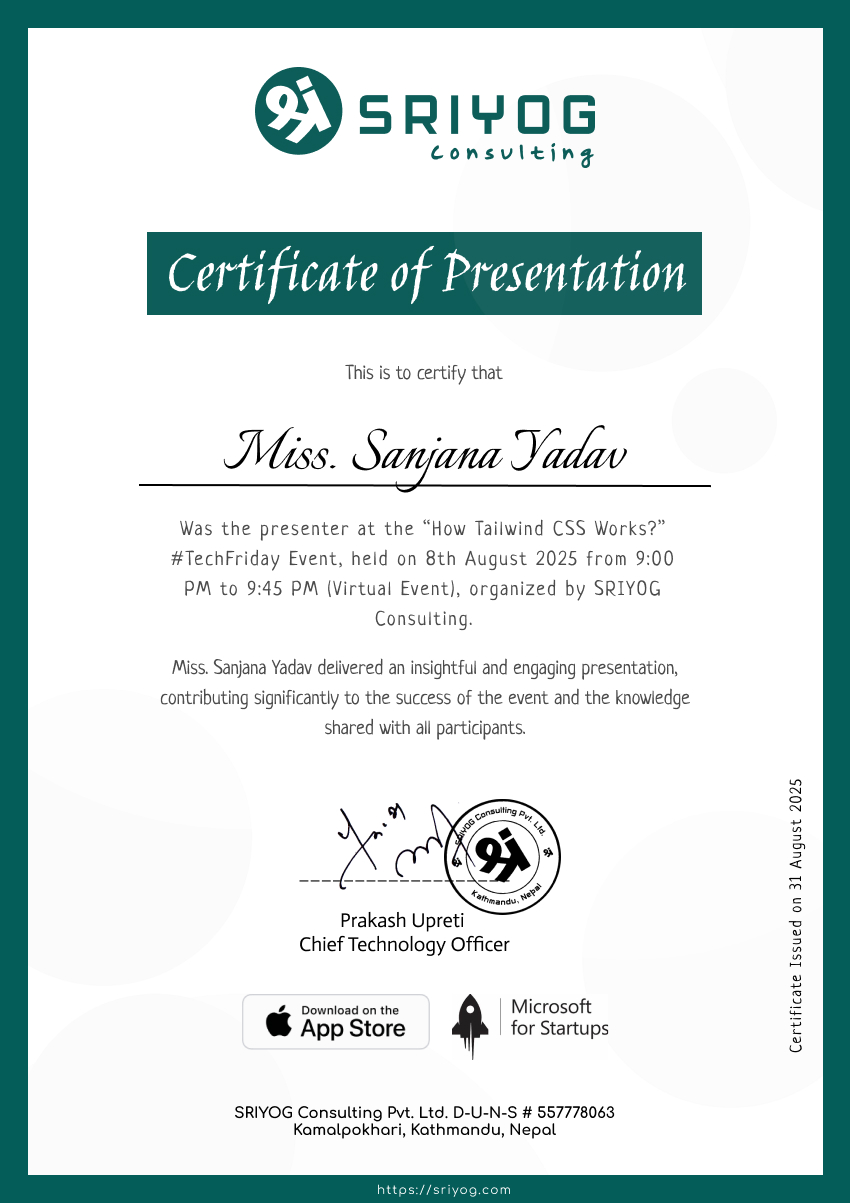 #TechFriday Recognition