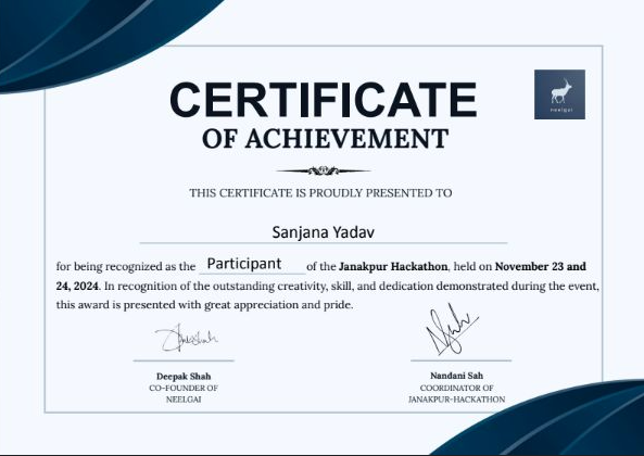 Janakpur Hackathon 1.0